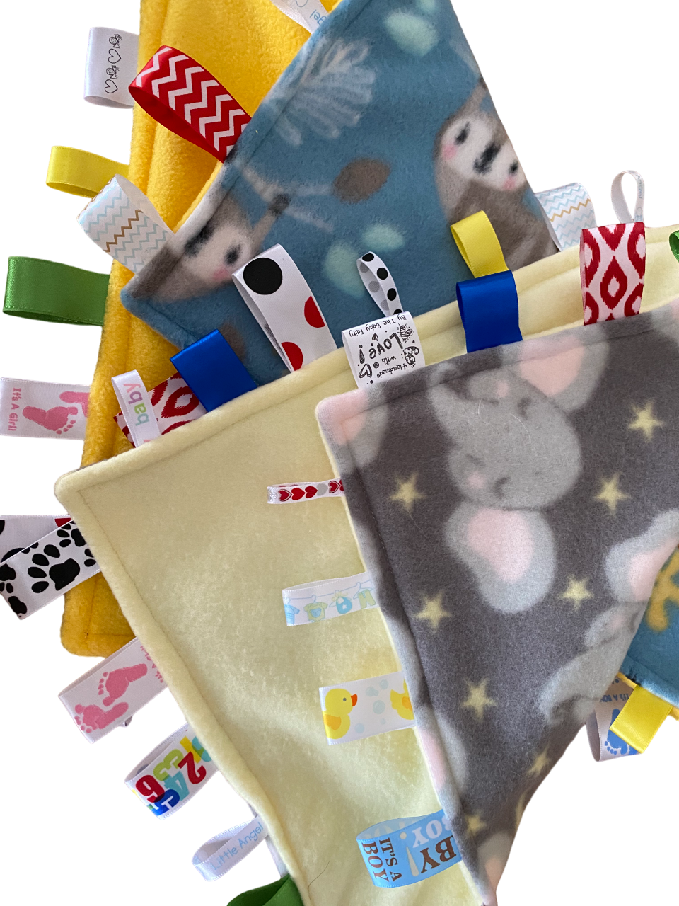 Handmade Tag Blanket The Baby Fairy Shoppe