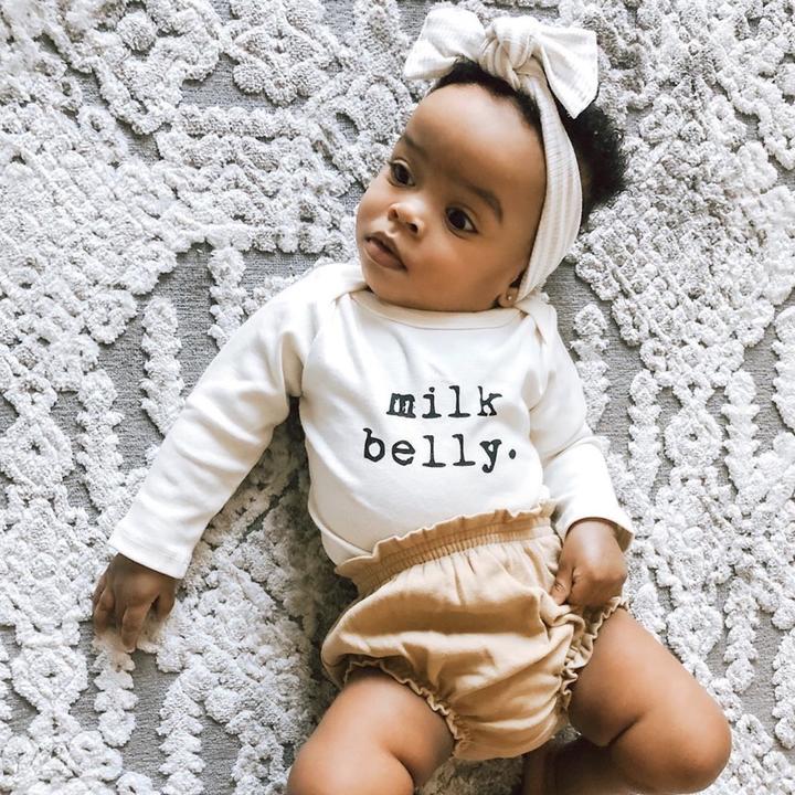 Milk Belly - Organic Bodysuit - Long Sleeve