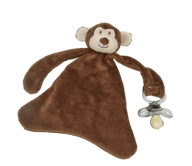 Morry the Monkey Pacifier Blankie