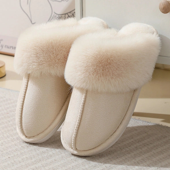 Fluffy Soft Warm Slip On House SLIPPERS