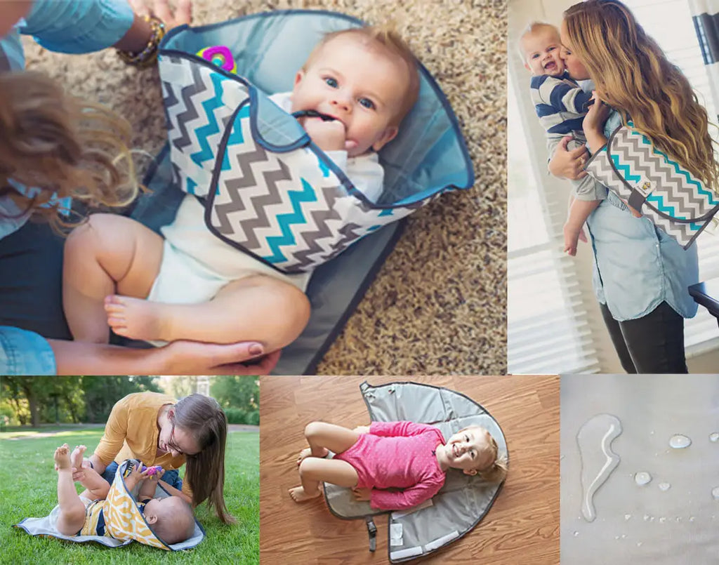 Playtime Changing Pad™ Turn Changing Time Into Playtime - Heather Gray