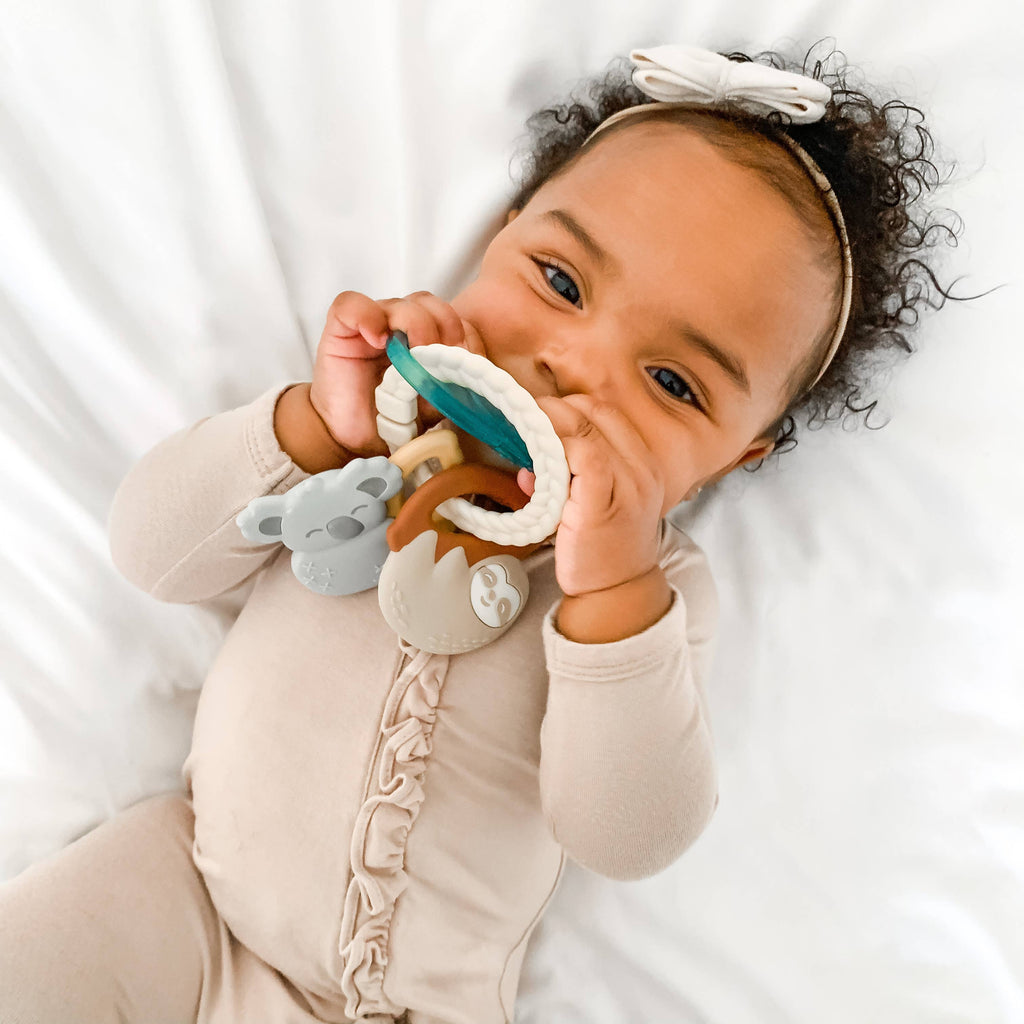 Tropical Keys™ Textured Ring with Teether + Rattle