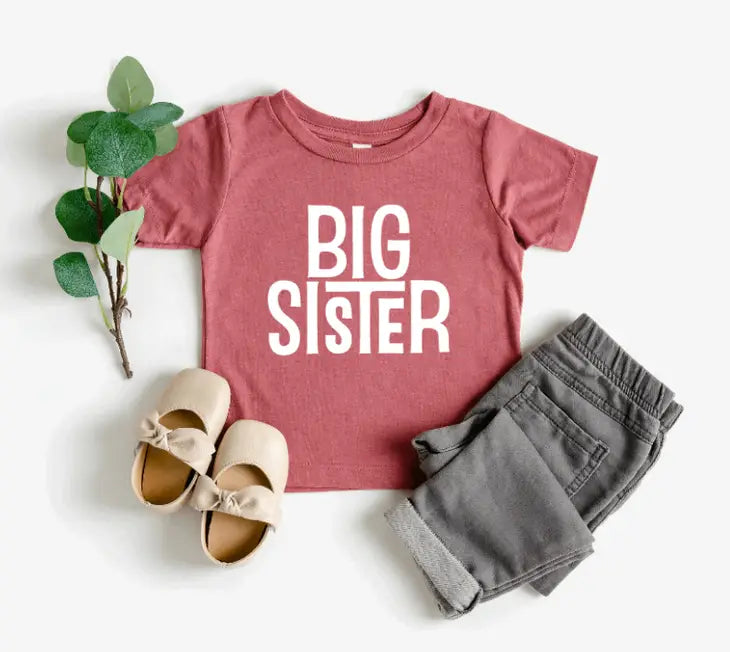 Big Sister Toddler T- Shirt