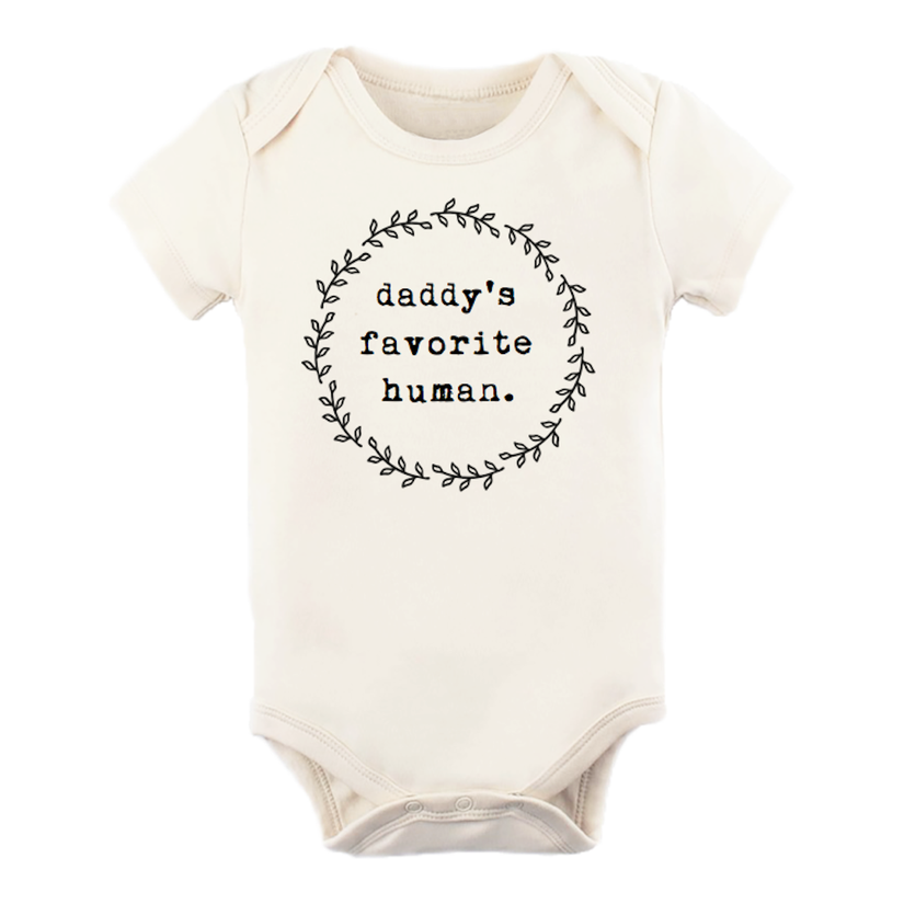Daddy's Favorite Human Short Sleeve Body suit