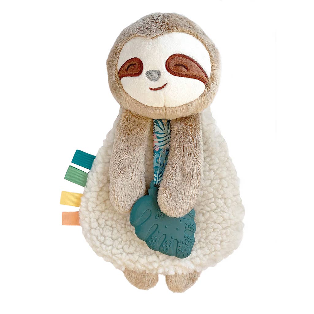 NEW Itzy Lovey™ Sloth Plush with Silicone Teether Toy